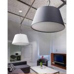 Lampa wisząca ALICANTE AZ2292 Azzardo Czarny klosz z tkaniny akrylowa przesłona - 3