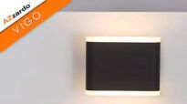 Kinkiet lampa ścienna VIGO AZ2203 Azzardo Prostokątna techniczna LED IP54 - 2
