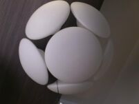 Lampa sufitowa / plafon PILLS 50 TOP  AZ0345 Azzardo Nowoczesna wykonana z metalu oraz szkła chrom / biały  - 2