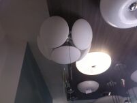 Lampa sufitowa / plafon PILLS 50 TOP  AZ0345 Azzardo Nowoczesna wykonana z metalu oraz szkła chrom / biały  - 4