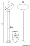 Lampa ogrodowa TAO 1 SU-MA DESIGNERSKI SŁUPEK - 4