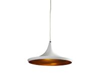Lampa wisząca CHINK  AZ1342 Azzardo Otwarty szeroki klosz  biała/złota nowoczesna - 3