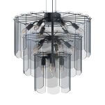 MD3523-14L-EBCN NIRA LAMPA WISZĄCA CZARNA/BLACK ZUMALINE - 2