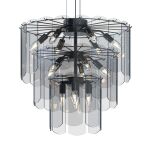 MD3523-14L-EBCN NIRA LAMPA WISZĄCA CZARNA/BLACK ZUMALINE - 3