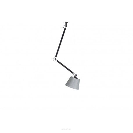 Podstawa  lampy wiszącej ZYTA M PENDANT ALUMINIOWA O CZARNYM WYKOŃCZENIU 