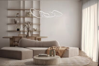 Lampa wisząca Fonte PND-22412-S4-WH Italux - 2