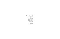 Lampa wpuszczana REMO 1 DOWNLIGHT AZ1731 Azzardo Okrągła techniczna BIAŁA - 5