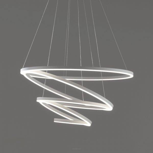 Lampa wisząca HURRICANE 0001.33 DIM Vivida International ściemnialna biała 100 cm