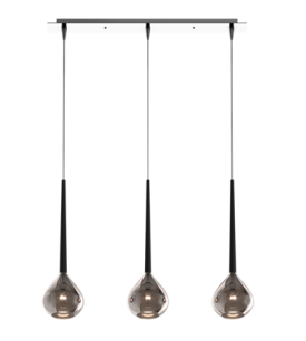 Lampa wisząca LIBRA MD2128B-3S (SILVER) Zuma Line MINIMALISTYCZNA Idealna nad stół