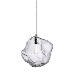 Lampa wisząca ROCK P0488-01A-F4AC Zuma Line Zwis szklany nieregularny 