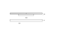 Kinkiet RAY KN.574 15W On-Off 6.0601 Labra 57 cm LED nowoczesny - 3