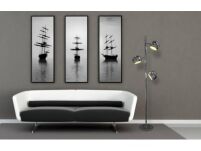Lampa podłogowa TRINTON AZ0024 Azzardo 3 kuliste otwarte klosze chrom - 5