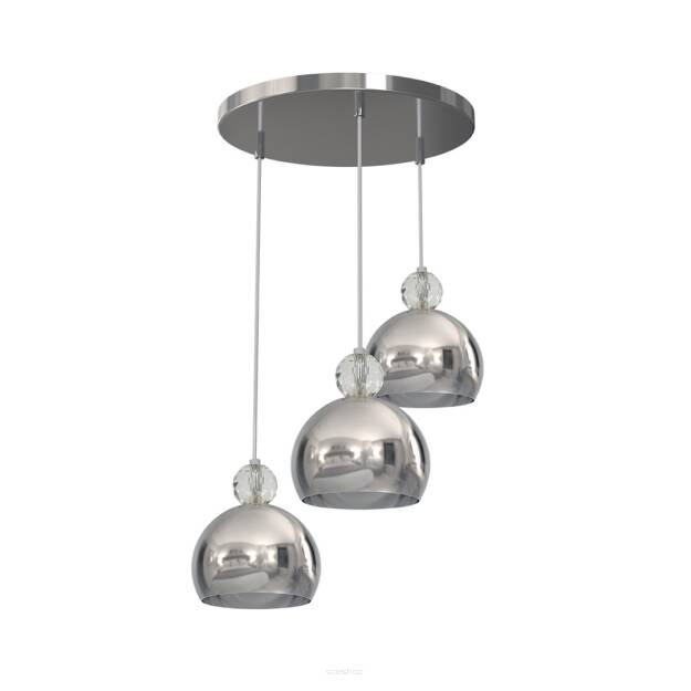 Lampa wisząca zwis 3 TOLEDO chrom MILAGRO MLP4246