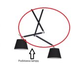 Podstawa lampy wiszącej ZYTA 2S PENDANT PODWÓJNA CZARNA - 11