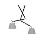 Podstawa lampy wiszącej ZYTA 2S PENDANT PODWÓJNA CZARNA - 2