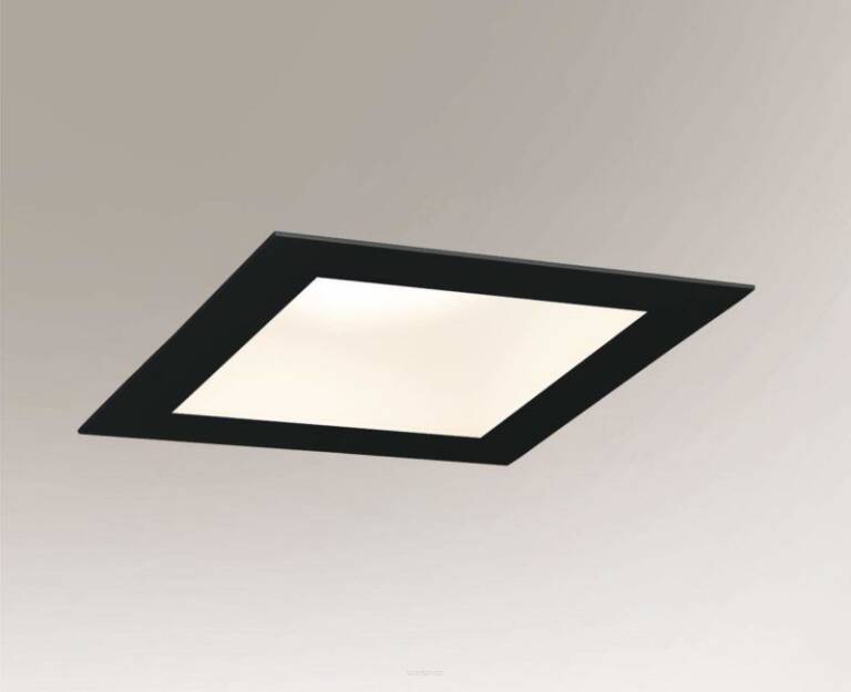 Lampa wpuszczana TOTTORI IL 3367 Shilo Kwadratowa LED 10W czarna