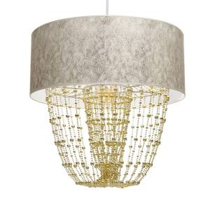 Lampa wisząca ALMERIA WHITE/GOLD MILAGRO MLP6447 