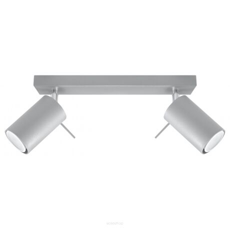 Lampa Listwa Spot Plafon RING 2 Szary LED SOLLUX LIGHTING SL.0450