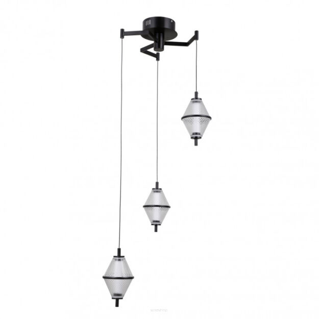 Lampa wisząca Fuente PND-34395-3-BK Italux
