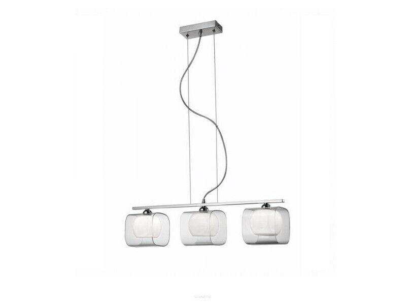 Lampa wisząca Happy 3 Azzardo AZ0484  Elegancka i stylowa wykonana z metalu i szkła