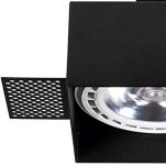 Lampa sufitowa MOD PLUS 9404 Nowodvorski Wpuszczana bezramkowa CZARNA - 3
