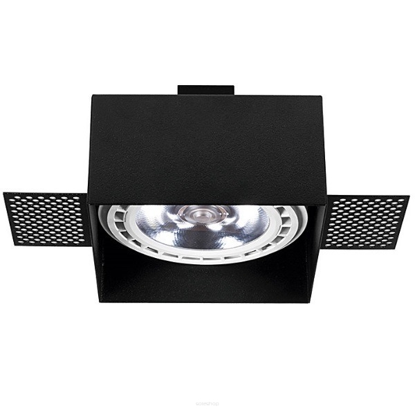 Lampa sufitowa MOD PLUS 9404 Nowodvorski Wpuszczana bezramkowa CZARNA