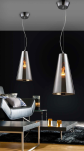 Lampa wisząca CAPO AZ0995 Azzardo Gustowny dymiony klosz ze szkła nowoczesna  - 2