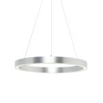 Elegancka lampa wisząca CARLO PL200910-400-SL Zuma Line Srebrna LED 40 cm - 3