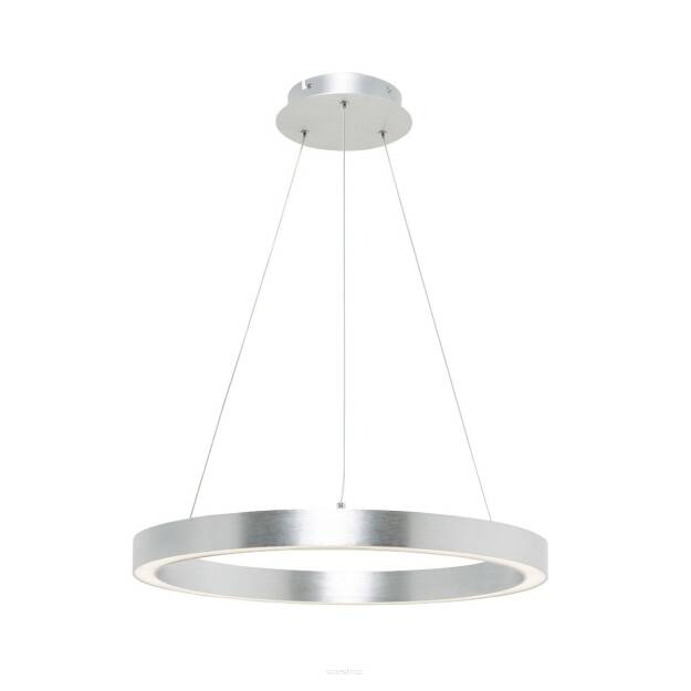 Elegancka lampa wisząca CARLO PL200910-400-SL Zuma Line Srebrna LED 40 cm