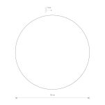 Kinkiet LED Ring L 12W 640lm 3000K czarny Ø35cm 7636 - 2