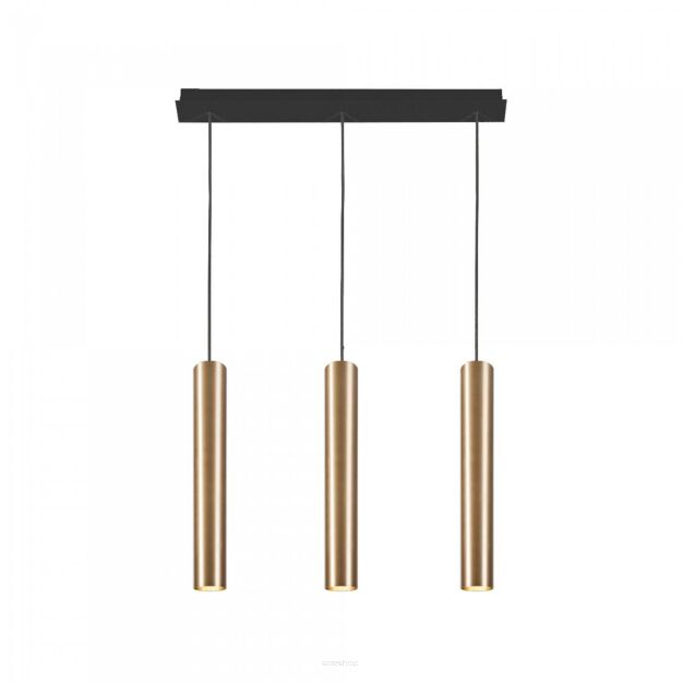 Lampa wisząca Eye 3xGU10 czarno/mosiężna 7863