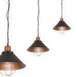Lampa wisząca GARRET S 6443 Nowodvorski Loftowa czarno-miedziana - 2