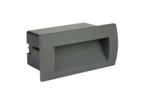 Kinkiet zewnętrzny do zabudowy MUR-LED M2031 SU-MA CEMNO-SZARY IP65 - 3