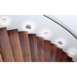Lampa schodowa TAZ AZ3371 Azzardo Wpuszczana okrągła chrom 4000K - 3