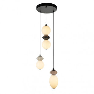 Lampa wisząca Balos PND-94921-4R-BK Italux