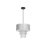 Lampa wisząca ALMERIA SILVER/BLACK MILAGRO MLP6436  - 2