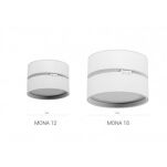 Lampa sufitowa MONA 12W AZ4538 AZZARDO ŁAMANA LED 3000K BIAŁA - 4