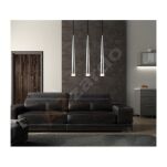 Lampa wisząca STYLO 3 AZ0133 Azzardo Nowoczesna i oryginalna wykończona w kolorze chromu - 3