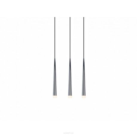 Lampa wisząca STYLO 3 AZ0133 Azzardo Nowoczesna i oryginalna wykończona w kolorze chromu