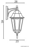 Kinkiet RETRO CLASSIC II K 3012/1/DH SU-MA CZARNY - 2
