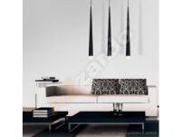Lampa wisząca STYLO 3 AZ0118 Azzardo Nowoczesna i oryginalna wykończona w kolorze czarnym - 3