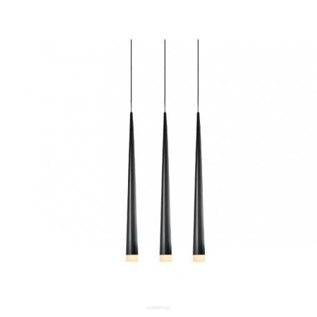 Lampa wisząca STYLO 3 AZ0118 Azzardo Nowoczesna i oryginalna wykończona w kolorze czarnym