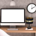 Lampa stołowa PALMIRA BLACK/GOLD MILAGRO MLP6322  - 3