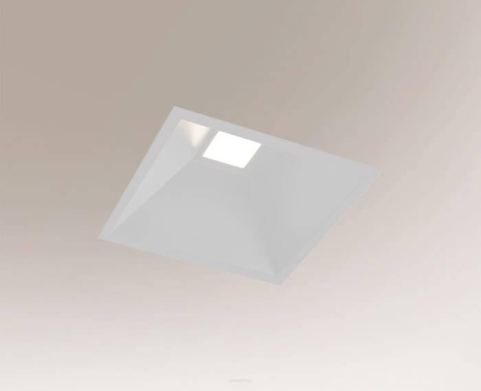 Lampa wpuszczana UBE IL 7374 Shilo Nowoczesna aluminium stal LED biała