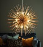 Lampa wisząca SOLEIL 12L Złota 107752 jeżowiec matowe złoto - 3