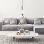 1195 OMI LAMPA WISZĄCA ZŁOTY ZUMALINE - 3