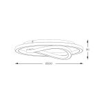 MX3889-1A-3BGT LENS LAMPA SUFITOWA CZARNA-ZŁOTA ZUMALINE - 6