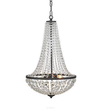 Lampa wisząca GRÄNSÖ Czarna 107027 Markslojd Styl pałacowy glamour 40 cm