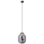 Lampa wisząca BOOM LED szaro złota 25 cm  - 3