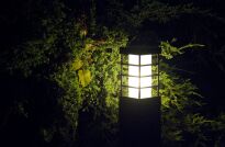Lampa stojąca słupek ogrodowy RADO II 3 AL SU-MA 25 cm wysokości - 2